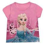 Детска розова тениска с принцеса