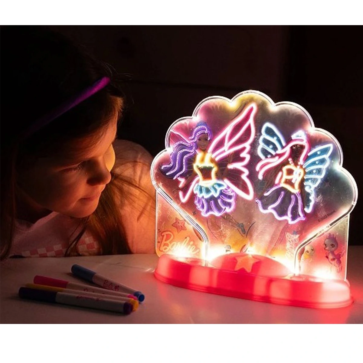 Лампа светеща за оцветяване Barbie Shell Glow 5093
