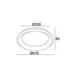 LED плафон ACA LIGHTING BR71LEDC41WHD DIANA
