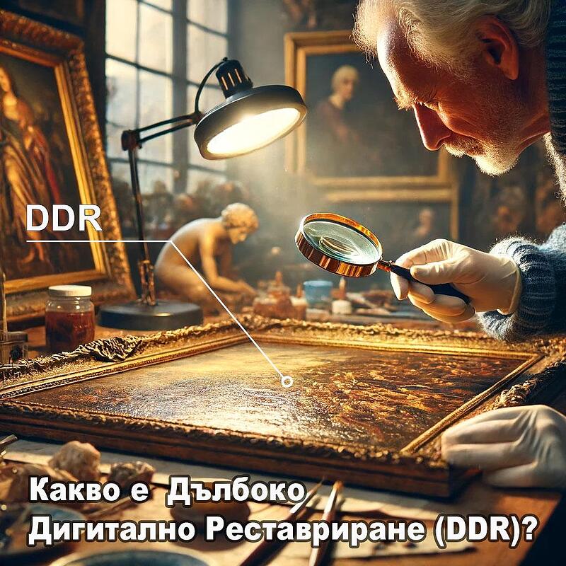 Иновативната технология за Дълбоко Дигитално Реставриране (DDR) на картини: Вашият ключ към свръхдетайлни репродукции