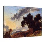Жан-Оноре Фрагонар - Планински пейзаж при залез