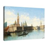 Карл Кауфман - Венецианска сцена с изглед към площад Сан Марко №11275-Copy