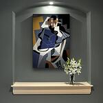 Хуан Грис - Портрет на Жозета Грис №12504-Copy
