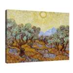 Винсент ван Гог - Маслинови дръвчета с жълто небе и слънце №7180