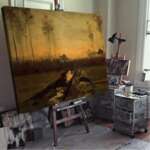 Винсент ван Гог - Пейзаж в сумрака