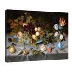 Балтазар ван дер Аст - Натюрморт с цветя плодове и насекоми