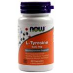 NOW Foods L-Tyrosine 500 мг - 60 капсули
