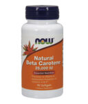 NOW Foods Beta Carotene ( Natural ) 25,000 IU /Натурален Бета Каротен/- 90 дражета