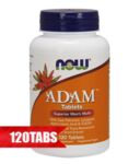 NOW Foods ADAM Superior Mens Multiple Vitamin (Мултивитамини за мъже)- 120 таблетки