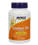 NOW Foods Castor Oil (Рициново масло) - 120 гелкапсули