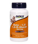 NOW Foods Beta 1,3/1,6- D -Glucan - 100 мг - 90 капсули