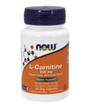 NOW Foods L-Carnitine 500 мг - 30 капсули