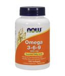 NOW Foods Omega 3-6-9 - 100 гелкапсули x 1000 mg