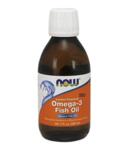 Now Foods Omega-3 Fish Oil (Течни Омега 3 мастни киселини с Лимонов вкус) - 200 ml