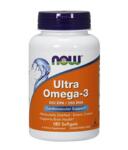 NOW Foods Ultra Omega 3 Fish Oil - 180 дражета