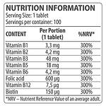 Dorian Yates Nutrition Vitamin B Complex - 100 табл.