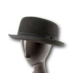 Класическо бомбе - Bowler Hat от вълнен филц-Copy