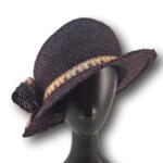Лятна Дамска асиметрична шапка от морска трева-Copy