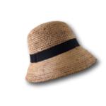 Лятна Дамска шапка от слама със широка периферия, право дъно-Copy