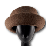 Елегантна филцова шапка Виктория от вълнен филц-Copy