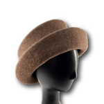 Елегантна филцова шапка Виктория от вълнен филц-Copy