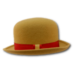 Класическо бомбе - Bowler Hat от вълнен филц