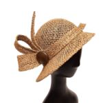 Лятна Дамска шапка клош от морска трева-Copy