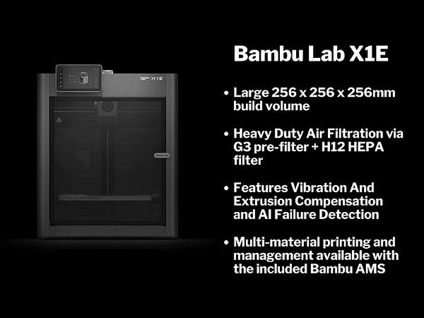 Bambu Lab X1E: Отприщване на бъдещето на високотемпературния 3D печат