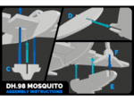 Карта пъзел - DH 98. Mosquito