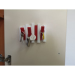3D стойка за ключове - прибиращи се закачалки