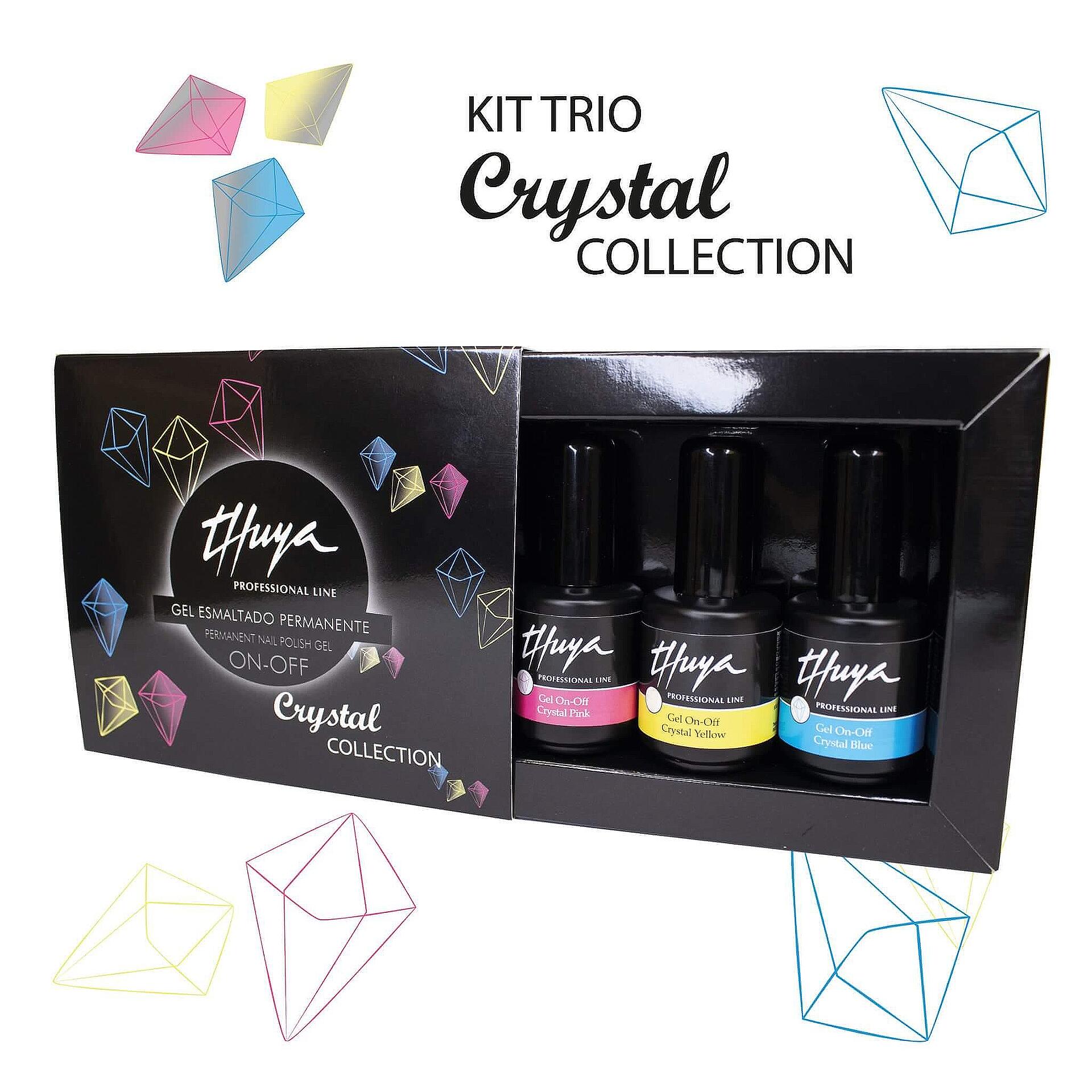 Комплект Кристал перманентен гел лак за нокти Thuya Crystal Collection Kit