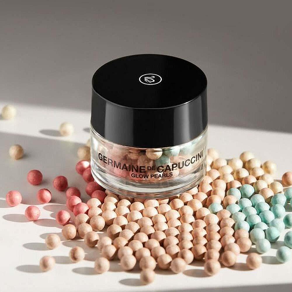 Руж, контур и хайлайтър за лице в перли Germaine De Capuccini Make Up Glow Pearls