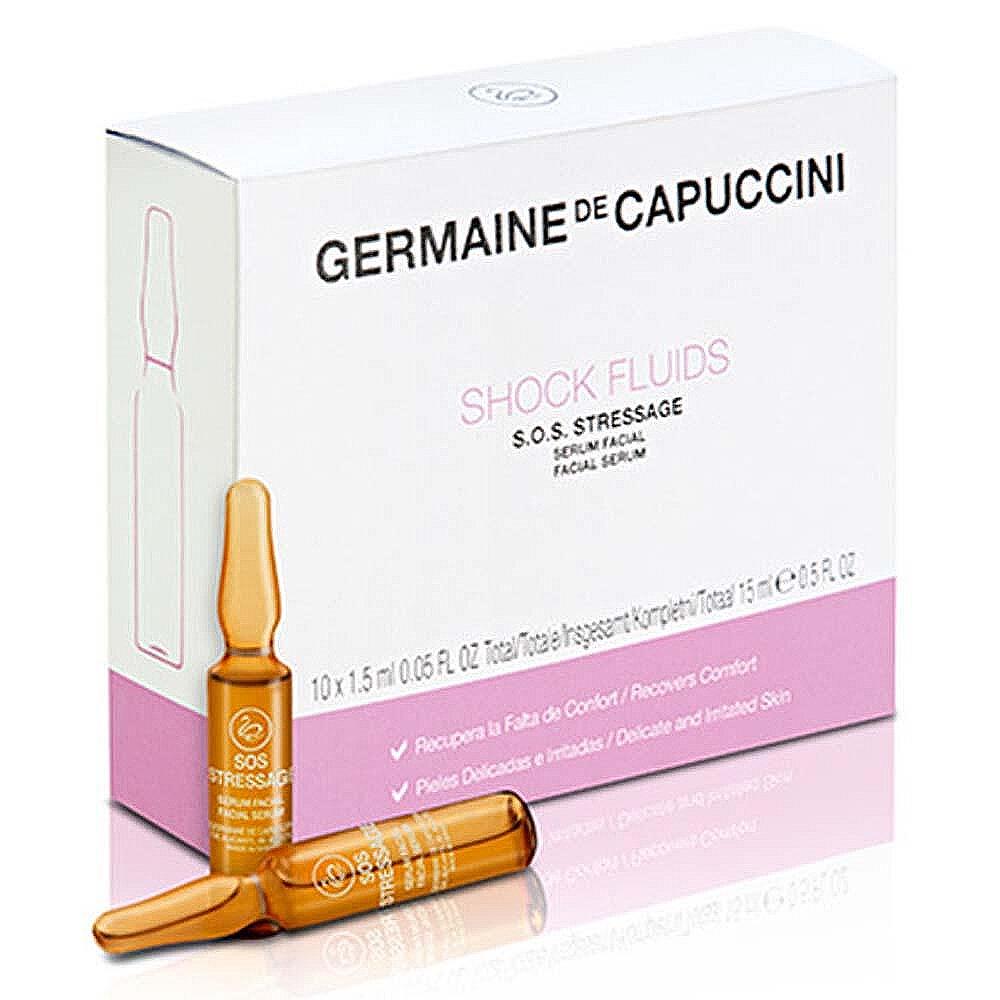 Възстановяващ серум за лице  Germaine De Capuccini SOS Stressage Facial Serum
