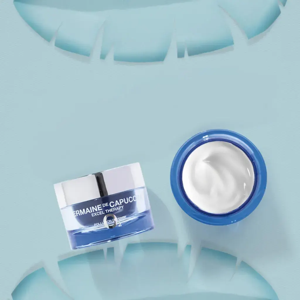 Комплект Хидратиращи кремове с кислород за лице и околоочен контур Germaine De Capuccini Excel Therapy O2 Pollution Defense Cream Set