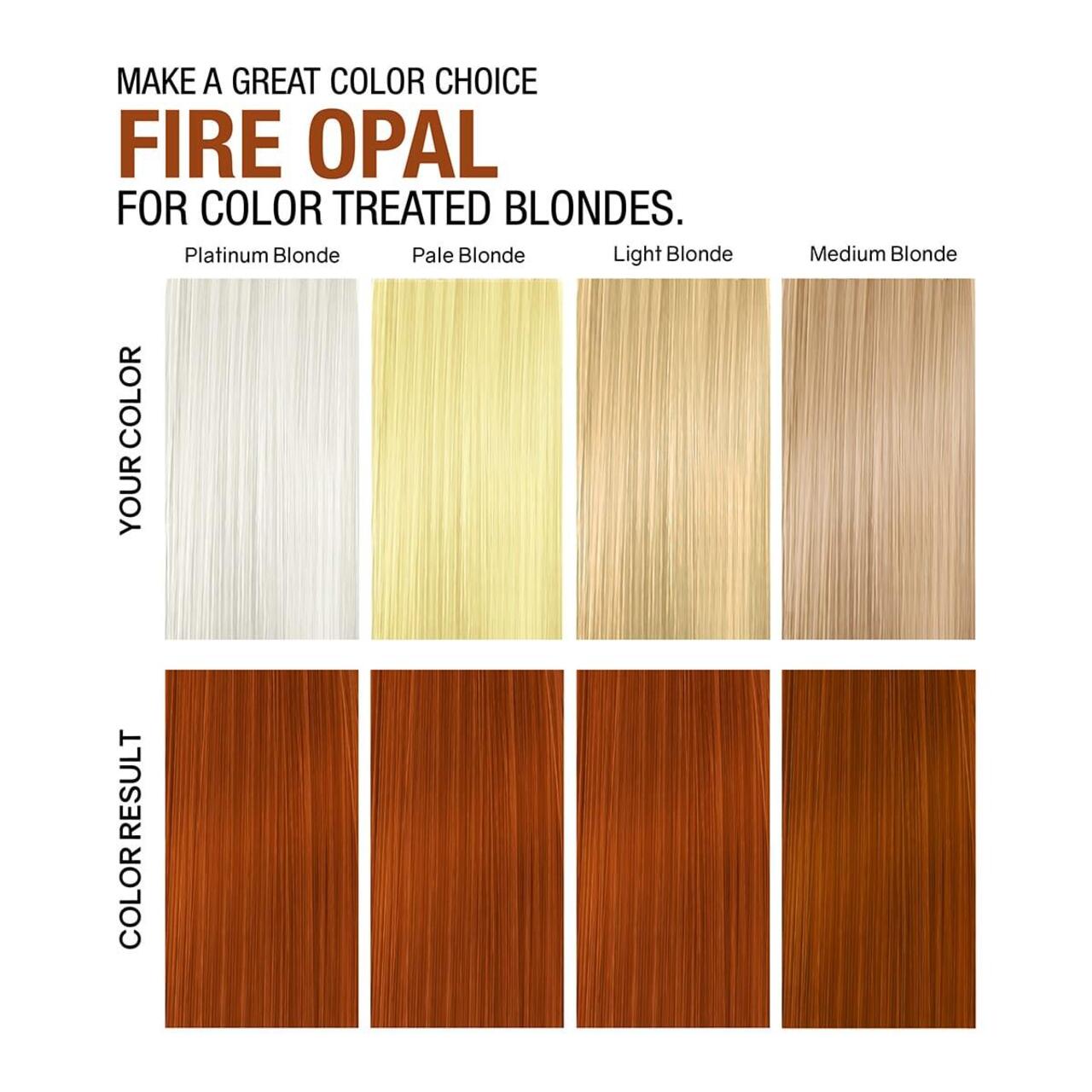 Оцветяващ шампоан за руса и кестенява коса с кичури Celeb Gem Lites Fire Opal Colorwash
