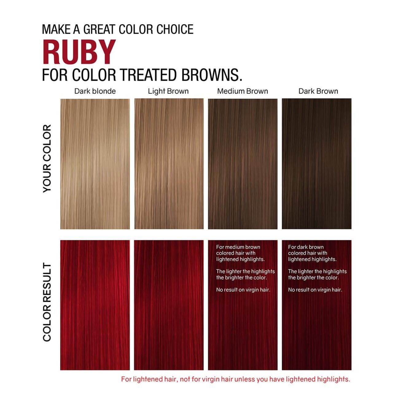 Оцветяващ шампоан за руса и кестенява коса с кичури Celeb Gem Lites Ruby Colorwash