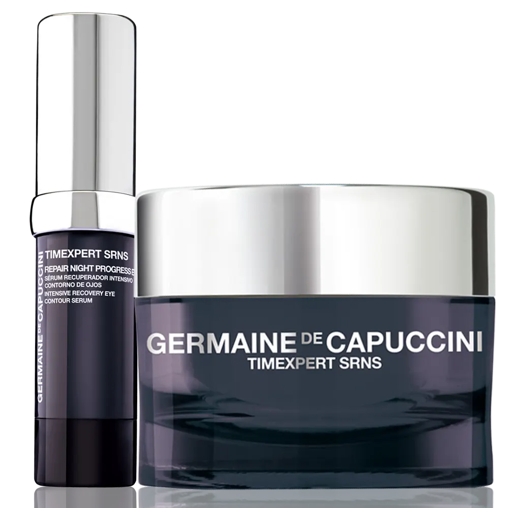Комплект Крем за лице и околоочен серум против бръчки Germaine De Capuccini Timexpert SRNS