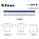 Футболен Екип ZEUS Kit Apollo Granata/Blu