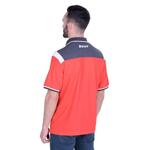 Мъжка Тениска ZEUS Polo Vesuvio Rosso/Dark Grey