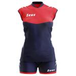 Волейболен Екип ZEUS Kit Volley Sara Slim Fit Blu/Rosso