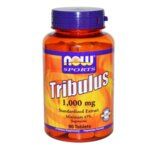 NOW Foods Tribulus 1000 mg - 90 Таблетки - Бабини зъби -  за стимулиране на производството на тестостерон