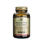 SOLGAR Digestive Enzymes - 100 таблетки - Храносмилателни ензими - Подпомагат храносмилането и усвояването на хранителните вещества от храната
