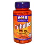 NOW Foods Tribulus 500 мг - 100 Капсули - Бабини зъби - за стимулиране на производството на тестостерон