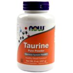 NOW Foods Taurine Powder - 227 g - Таурин Прах - ключова аминокиселина за усвояването на мазнините