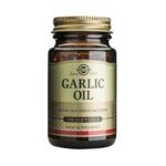 SOLGAR Garlic Oil - 100 капсули - Чесново масло (с намалени миризми) -  антимикробно антибактериално aнтивирусно и противогъбично действие