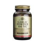SOLGAR Garlic Powder 500мг - 90 капсули - Чесън на прах -   антимикробно антибактериално aнтивирусно и противогъбично действие