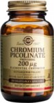 SOLGAR Хром пиколинат - 90  капсули -  Chromium Picolinate 200μg подпомага дейността на инсулина отговаря за метаболизма на кръвната захар понижава нивата на холестерола контролира телесното