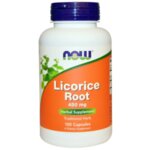 NOW Foods Licorice Root 450 mg - 100 Капсули - Сладък корен / Корен от Женско биле