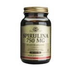 SOLGAR Spirulina 750mg - 100 таблетки - Спирулина -  Предотвратява увреждане на мускулите и увеличава издръжливостта