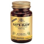 SOLGAR Cat’s Claw - Котешки нокът - 30 таблетки антиоксидант - подпомага силно противовъзпалителните процеси в храносмилателния тракт и ставите